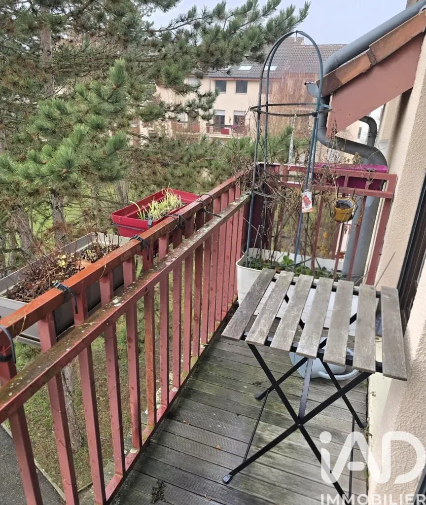 Balcon - Appartement T3 avec Balcon et Parking à Malzéville
