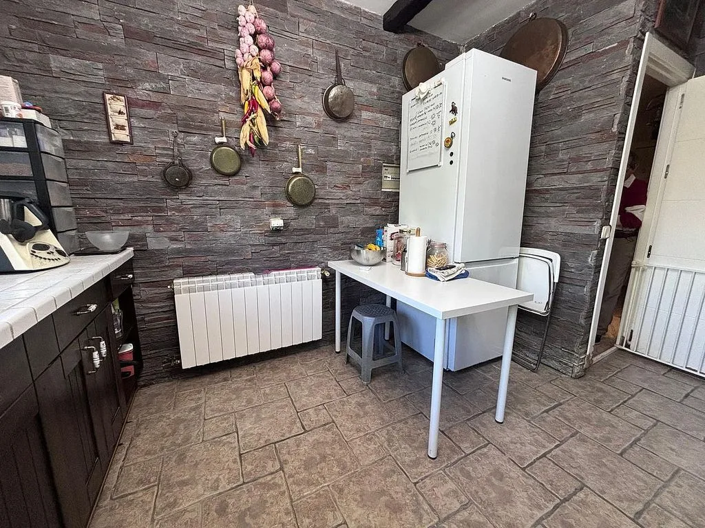 Kitchen - Chalet with Pool and Terrace in El Boalo