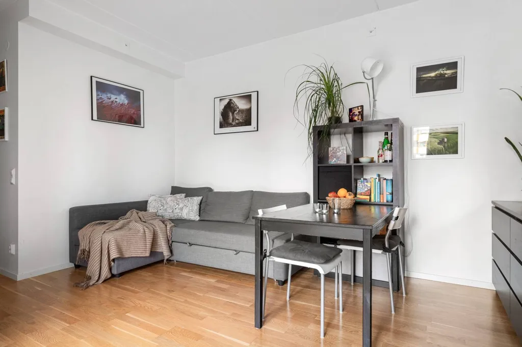 Séjour - Modern Flat with Terrace in Ursvik