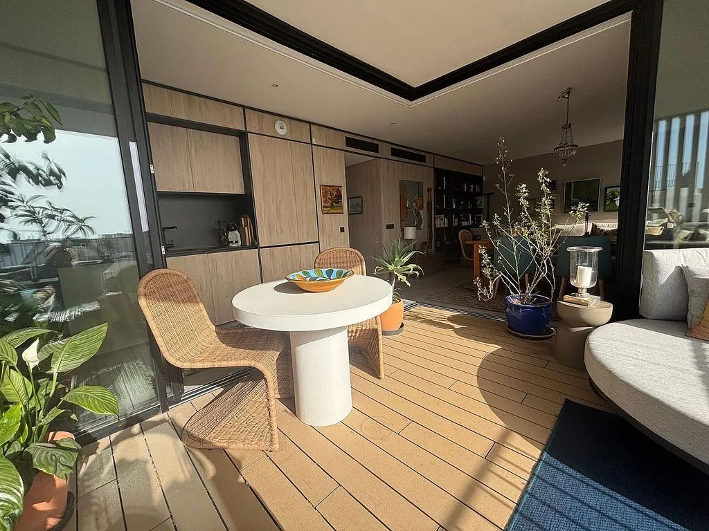 Terrasse - Apartment with Pool and Terrace in Santa Eulària des Riu