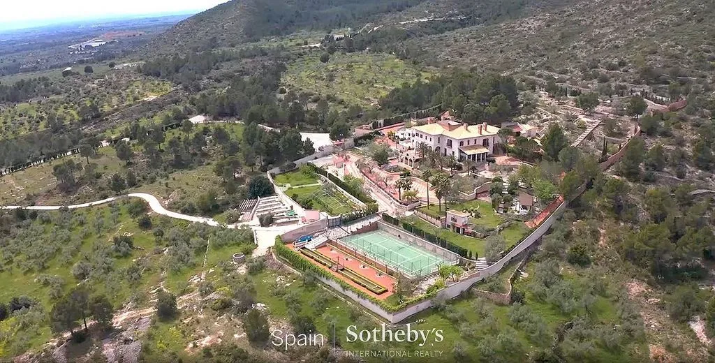 Aerial - Rural House with Pool in Deltebre