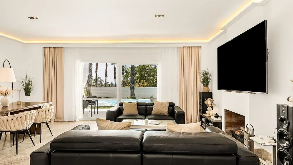 Séjour - Villa with Sea and Golf Views in Marbella