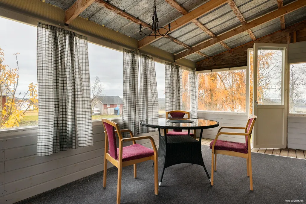Terrasse - Farm with Panoramic View near Östersund