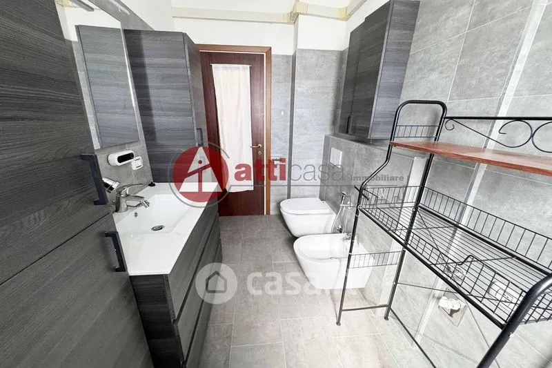 Bathrooms - Bi-Level Attic Apartment with Sea View in Trieste