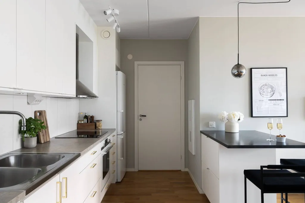 Cuisine - Apartment with West Balcony in Hammarby Sjöstad