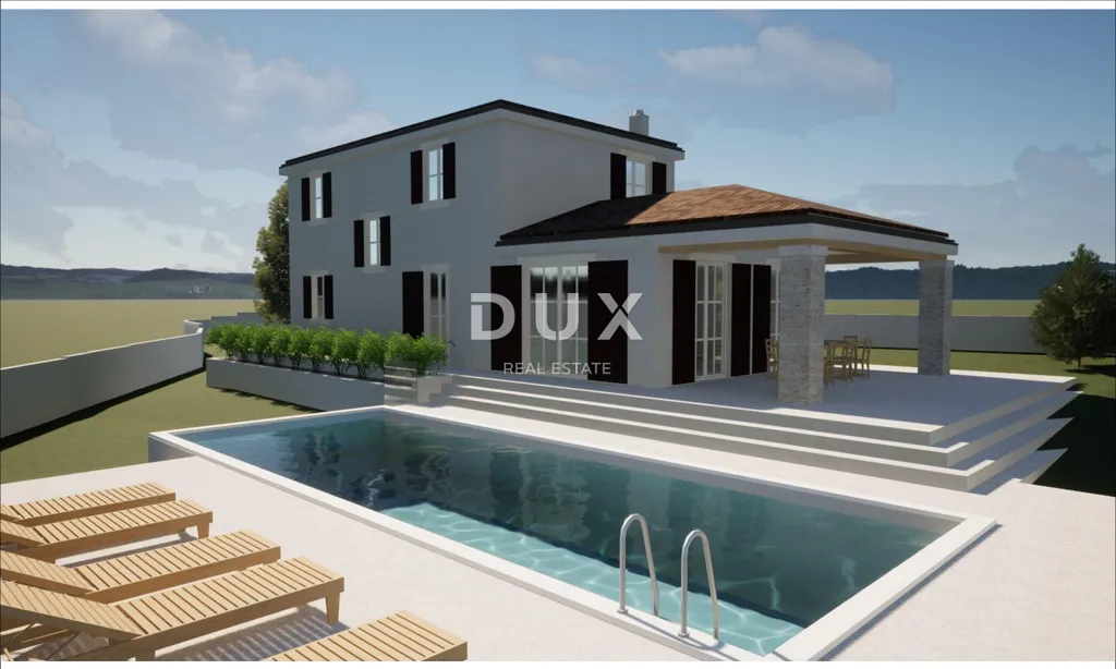 Plot with Modern House Design in Višnjan, Istra