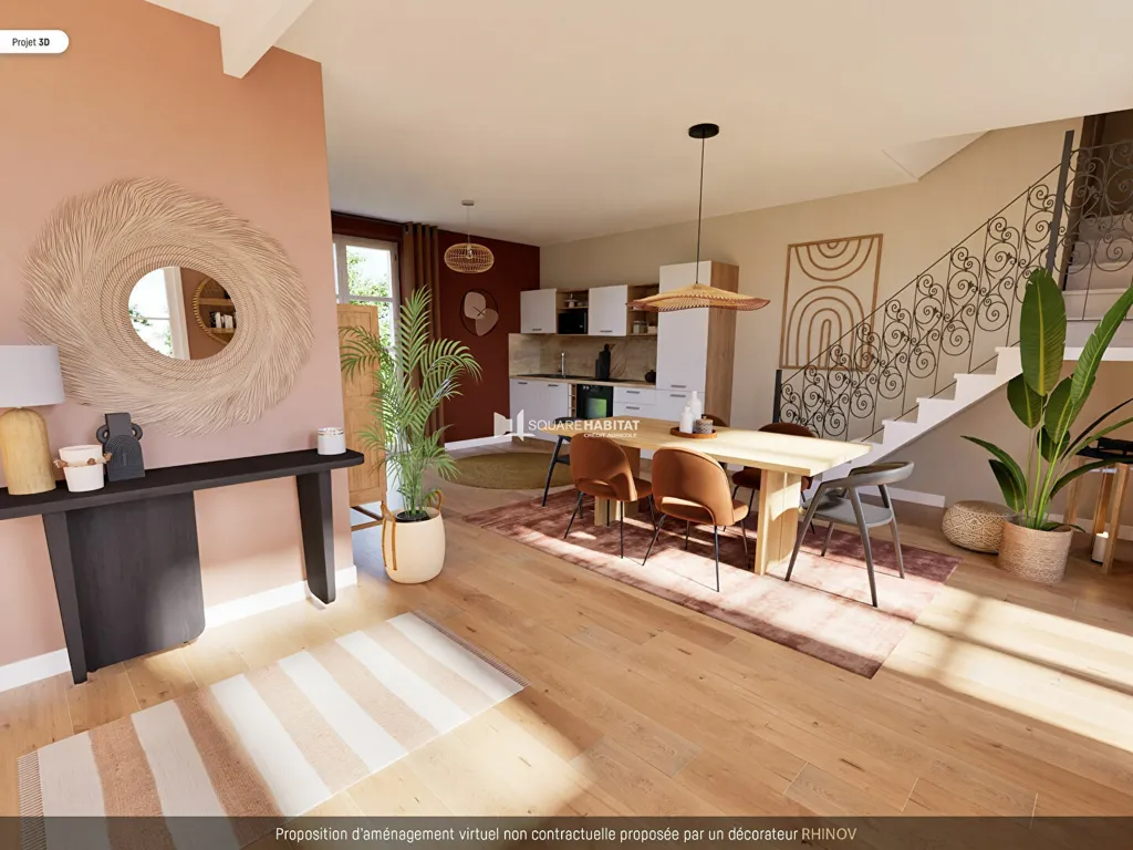 Bourg House with Garden in Couffe