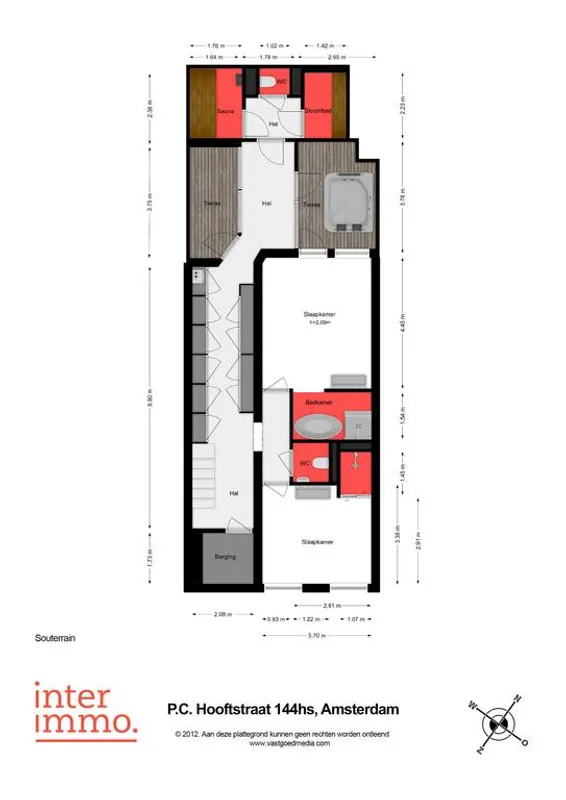 Plan - Luxury Renovated Duplex in Amsterdam