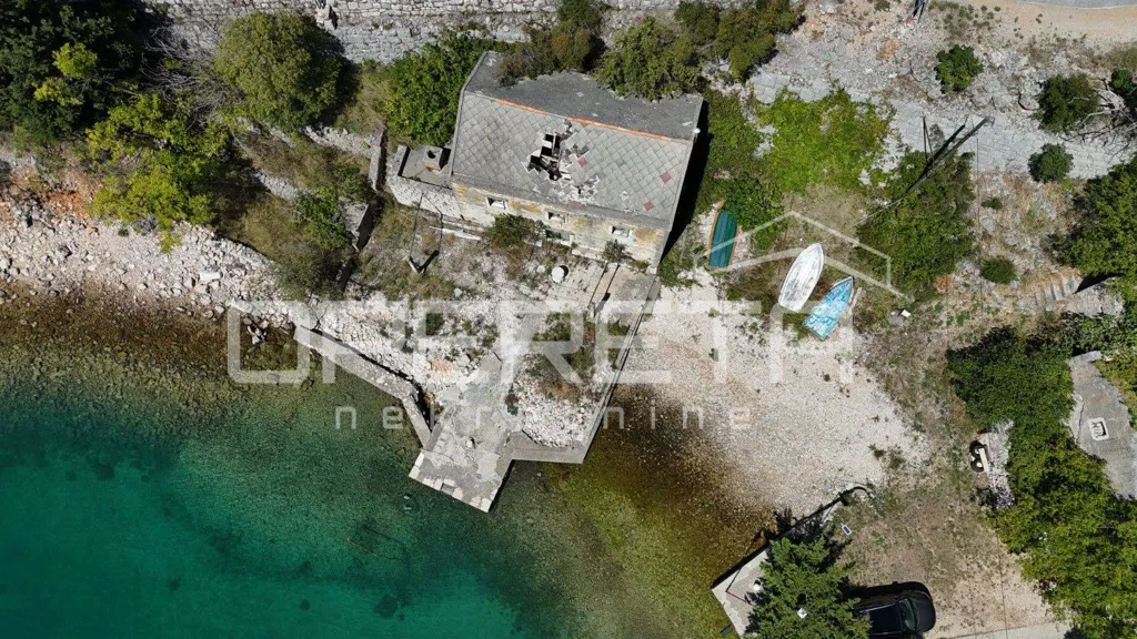 Vue aérienne - Stone House for Renovation with Sea Access in Starigrad