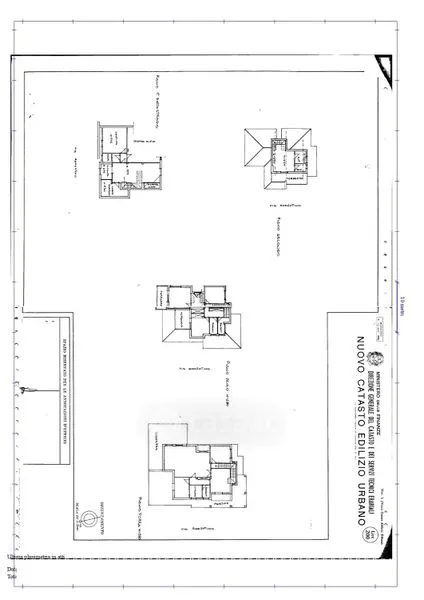 Planimetria - Divisible Villa with Garden in Boccea, Rome