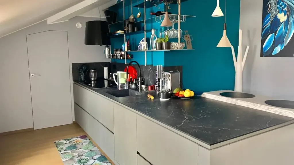 Köök - Restored Apartment with Historic View in Ivrea
