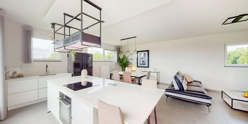 Cuisine - Penthouse avec Terrasse de 80 m² à Binche