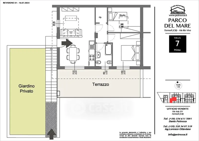 Floor Plan - Rustic Villa with Private Garden in Termoli
