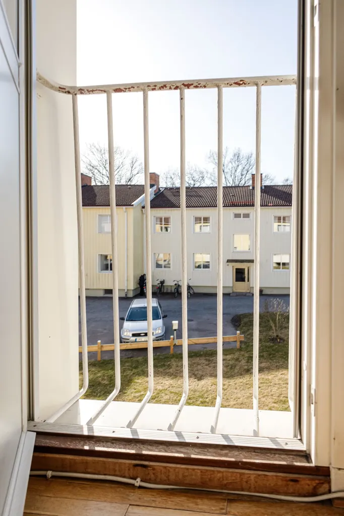Balcon - Apartment with Balcony in Enköping