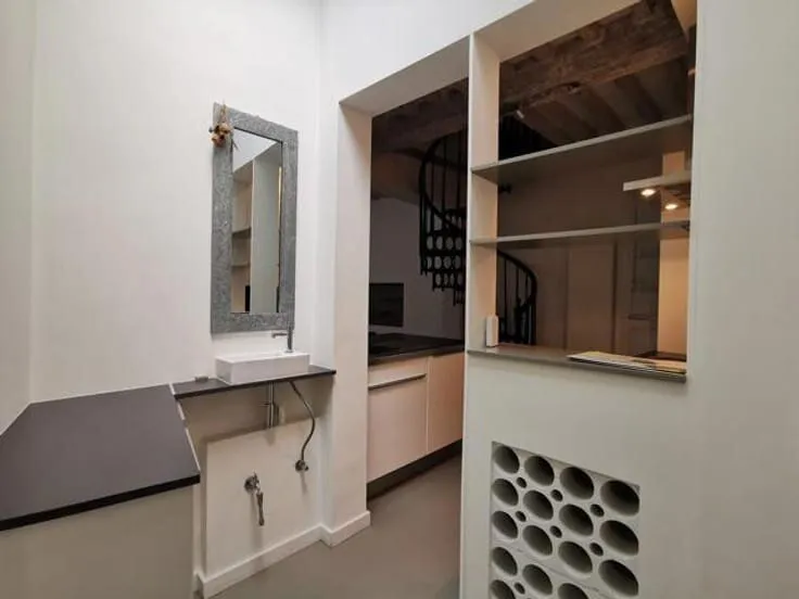 Cuisine - Maison Mitoyenne avec Cuisine Équipée au Centre de Mons