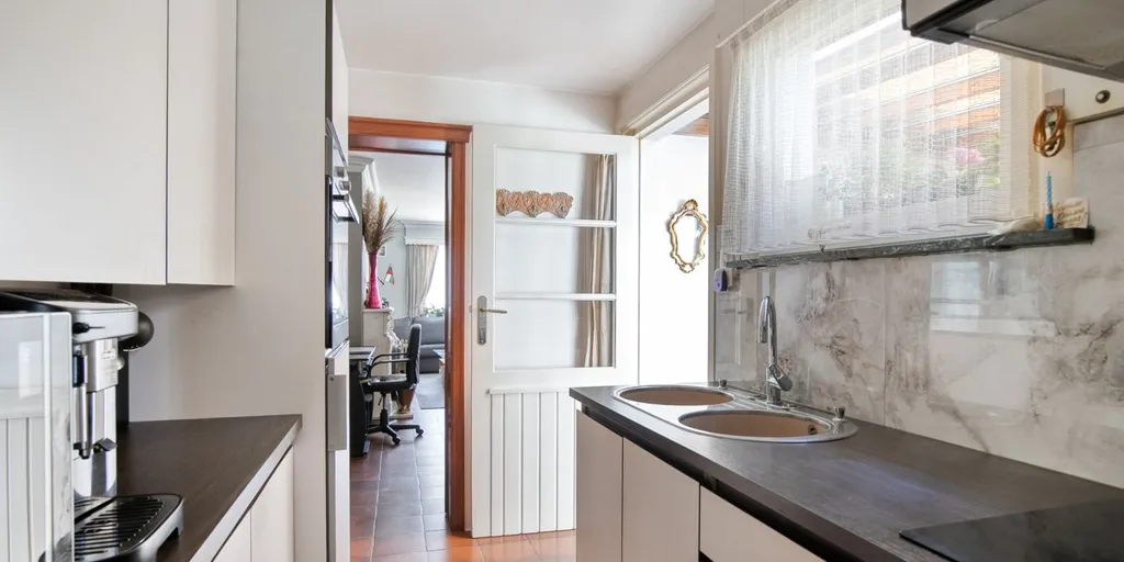 Cuisine - Appartement avec Jardin à Evergem