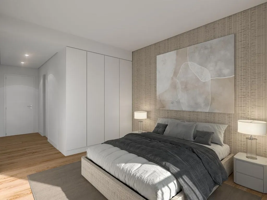 Bedrooms - Luxury Penthouse with Pool in Oeiras