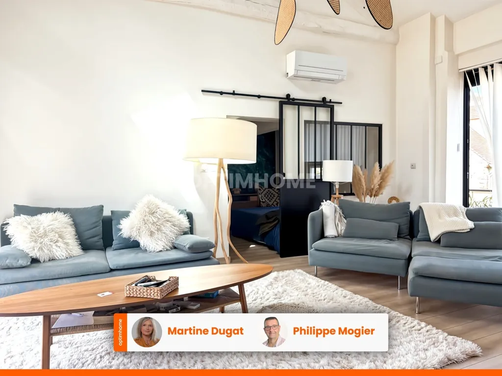 Séjour - Maison en Pierre Rénovée avec Piscine à 10 min de Vichy