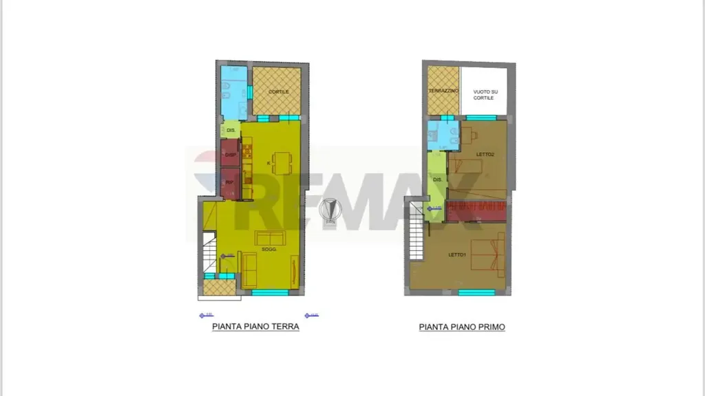 Plan - Demolition Plot for Independent House in Aci Sant'Antonio