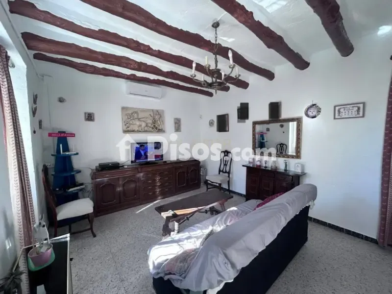 Living Room - Rustic House with Garden in La Atalaya