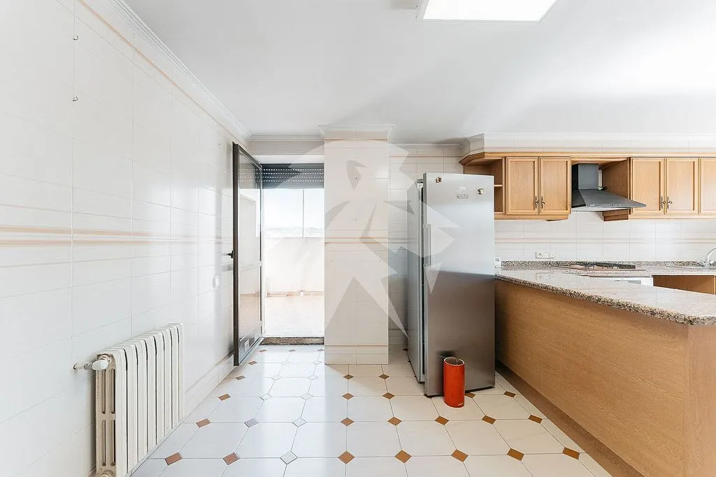 Köök - Apartment with Terrace in Castellón Centre
