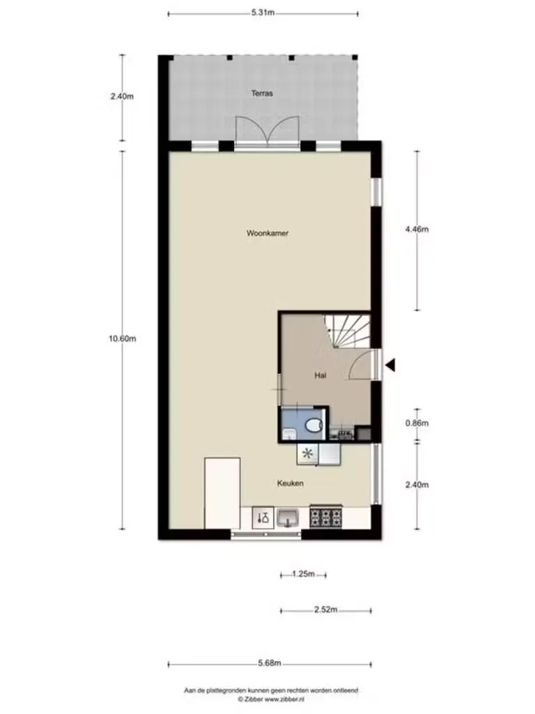 Planimetria - Corner House with Jacuzzi in Eindhoven
