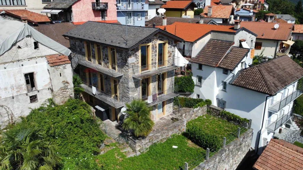 Vue aérienne - Rustic-Style Apartment with Lake View in Sant'Agata