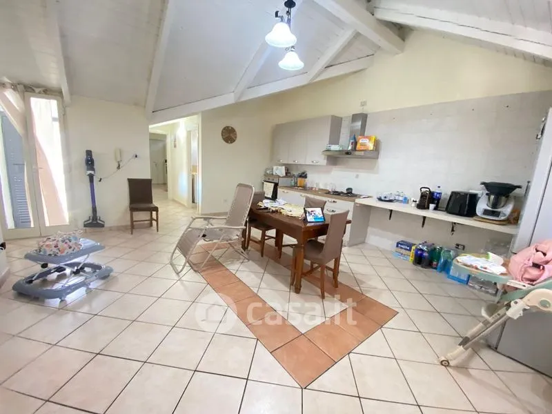 Dining Room - Mansard Apartment with Balcony in Villaricca