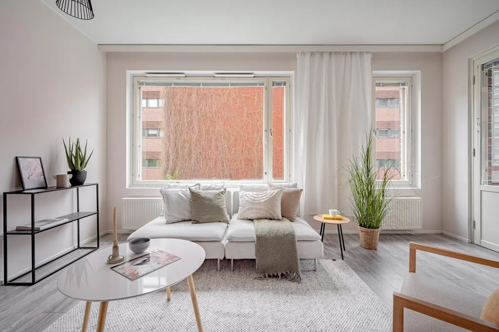 Séjour - City Apartment with Balcony in Helsinki