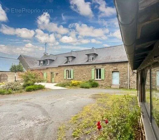 Jardin - Longère avec Piscine dans un Parc de 1,2 Hectare à Martigné-Ferchaud