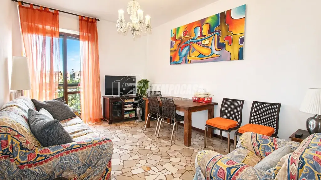 Soggiorno - Duplex with Balcony in Milan