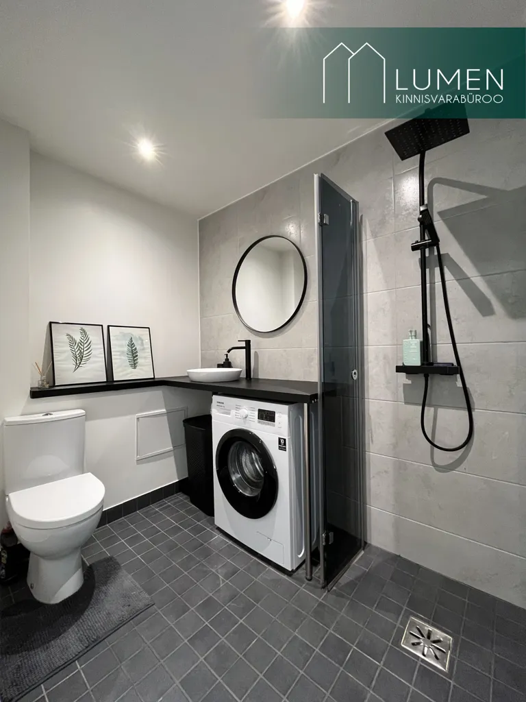 Bathrooms - 1-room apartment in Võru linn