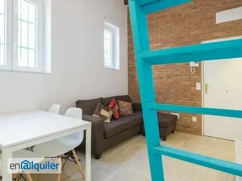 Séjour - Modern Flat with High Ceilings in Comillas, Madrid
