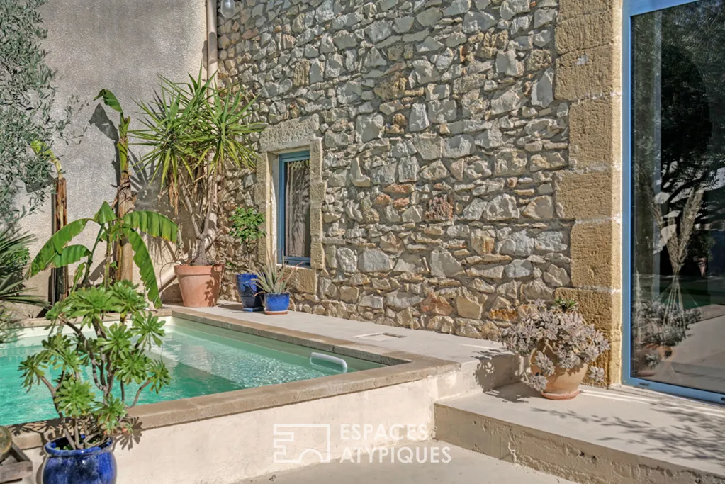 Bassein - Renovated Village House with Artistic Features in Codognan