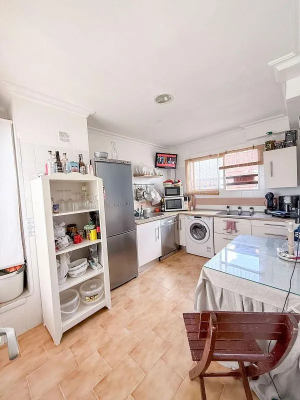 Köök - Apartment with Pool and Terrace in Utrera