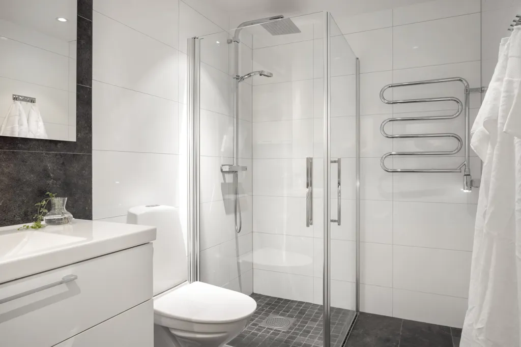 Salles de bain - Apartment with Balcony in Söder, Halmstad