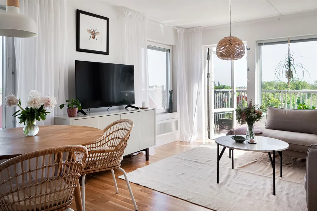Séjour - Apartment with Sea View in Vattenbrynet
