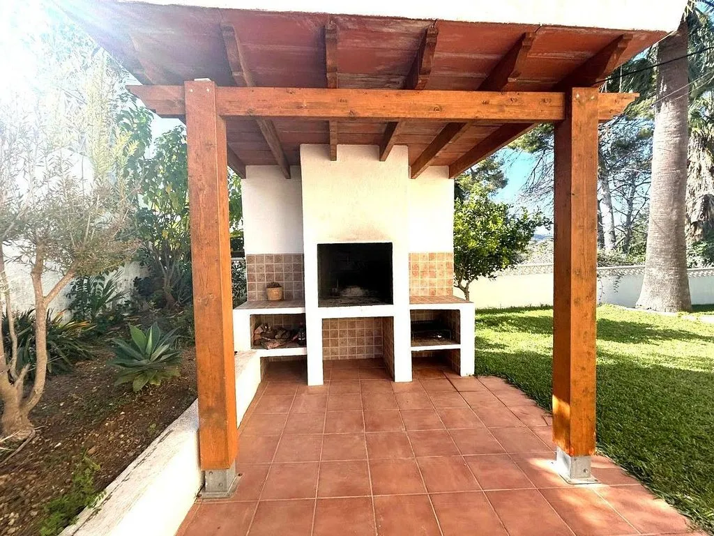 Terrass - Chalet with Sea View and Pool in Cap Martí