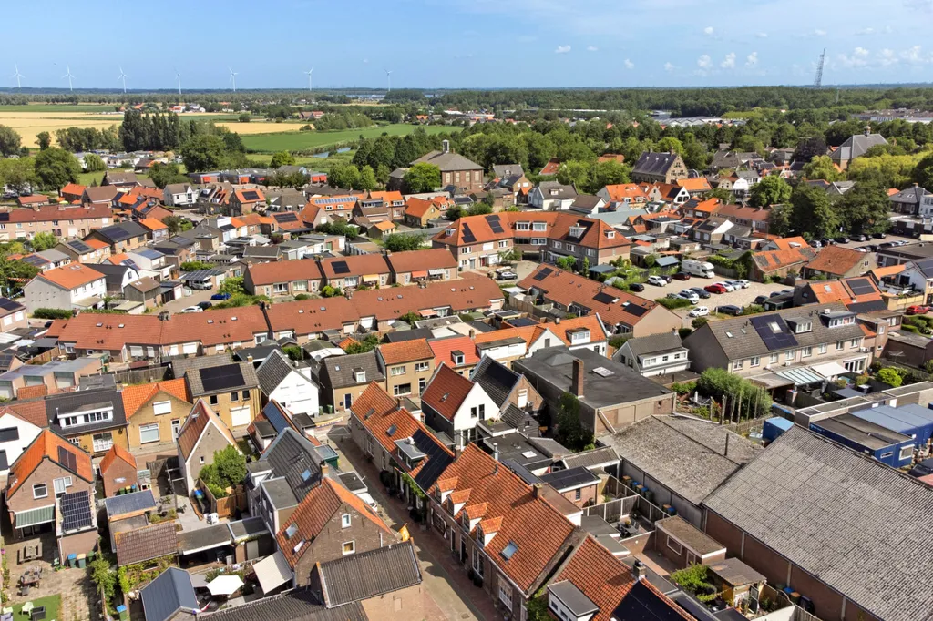 Vue aérienne - Character House with High Finish in Klundert