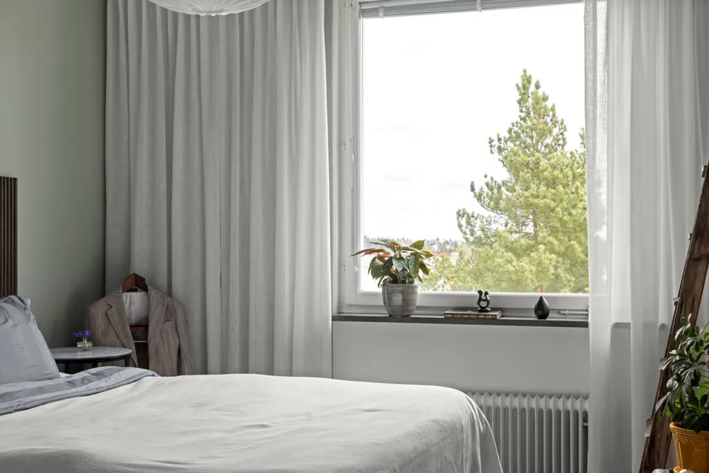 Bedrooms - Renovated Apartment with Balcony in Tyresö