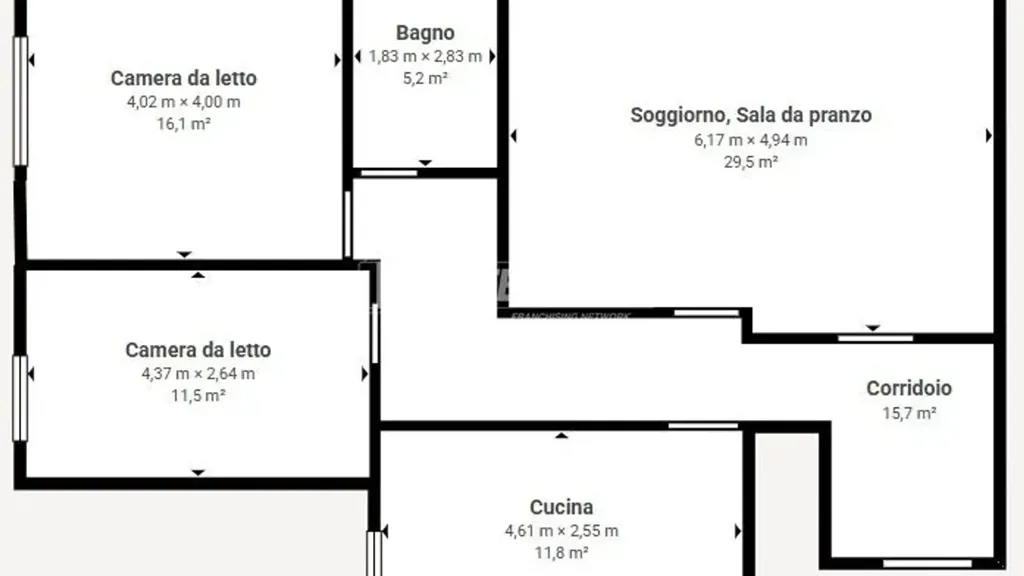 Planimetria - Piano Terra Apartment with Box in Loreto