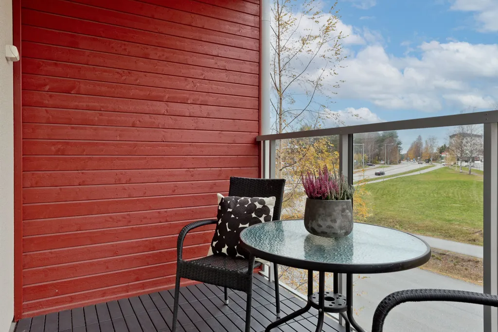 Balcon - Modern Flat with Balcony in Västerbotten