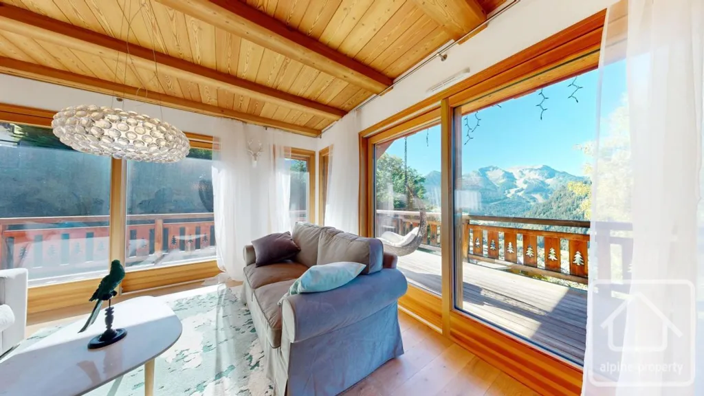 Soggiorno - Modern Chalet with Panoramic Views in Petit Châtel