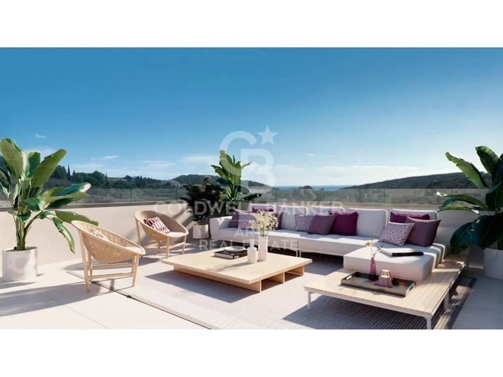 Terrace - Luxury Flat with Golf View in Casares