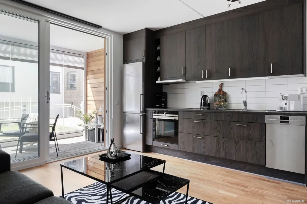 Cuisine - Modern Flat with South-Facing Balcony in Nissastrand