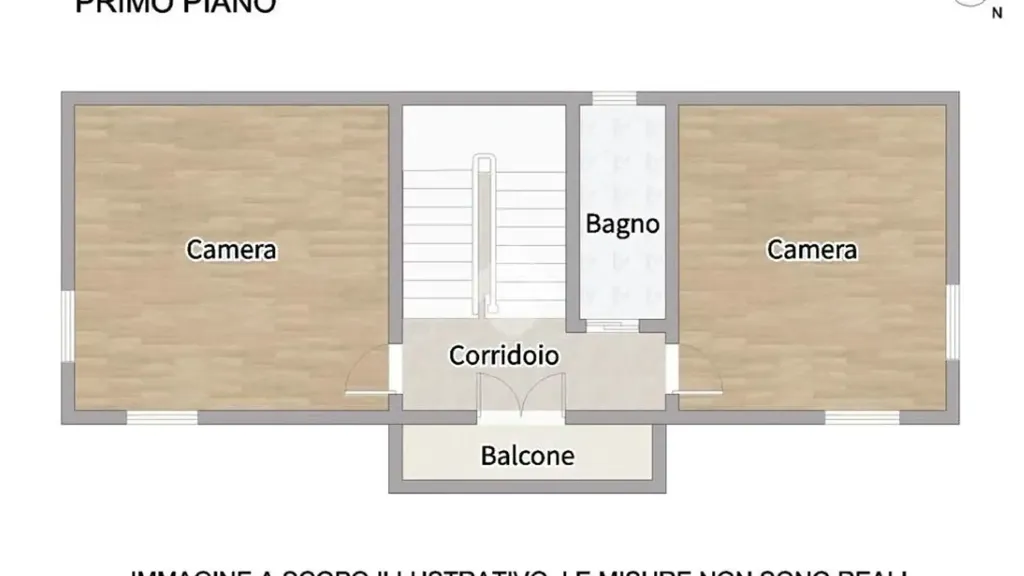 Floor Plan - Rustic House with Garden in Sant'Elpidio a Mare