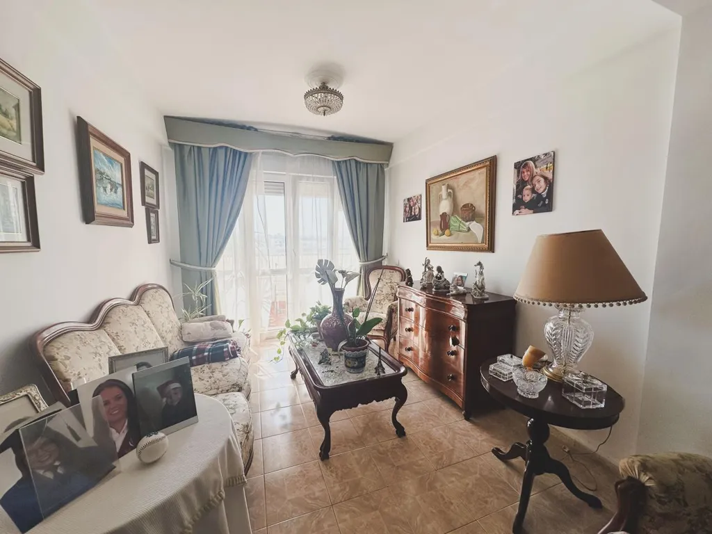 Living Room - Seafront Apartment with Balcony in Cádiz