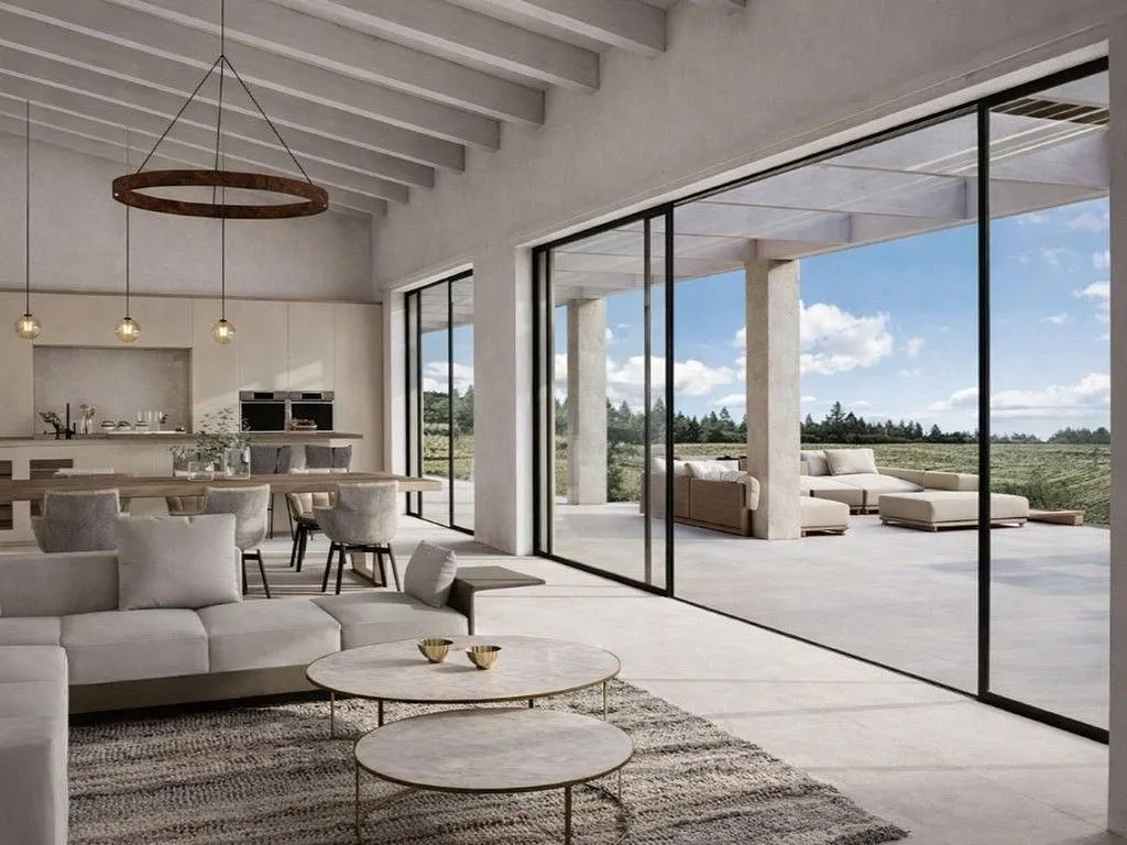 Séjour - Contemporary Villa with Pool in Ses Salines