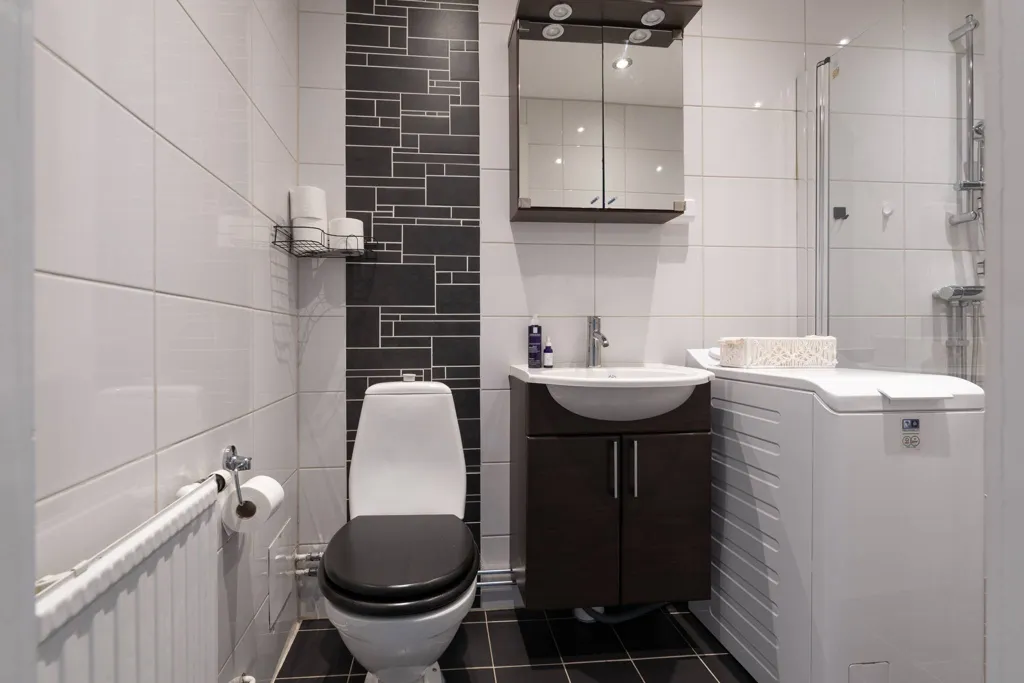 Salles de bain - Apartment with Balcony in Stockholm