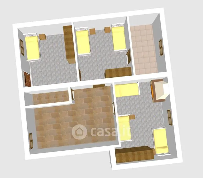 Plan - Terraced Villa with Private Parking in Luni
